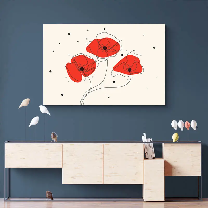 Tableau Coquelicots