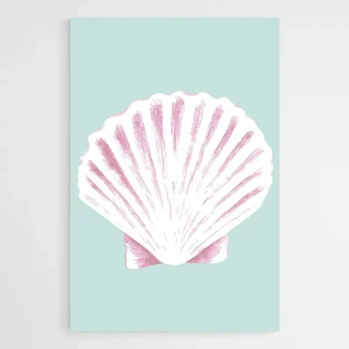 Tableau Coquillage Rose