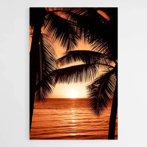 Tableau Coucher de Soleil sur la Plage