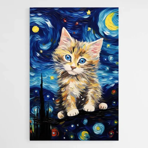 Tableau Couleur Chaton