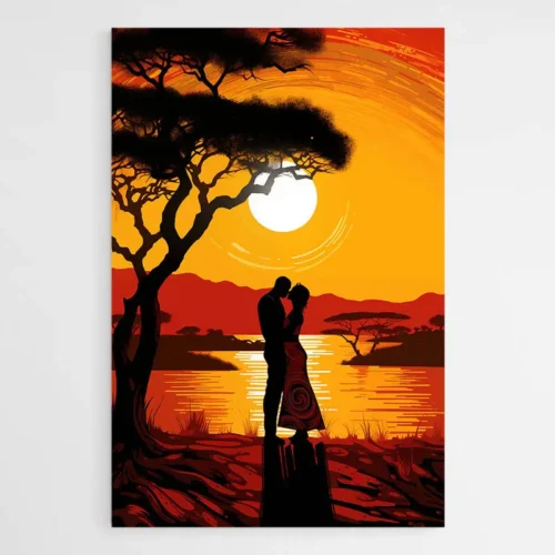 Tableau Couple Africain