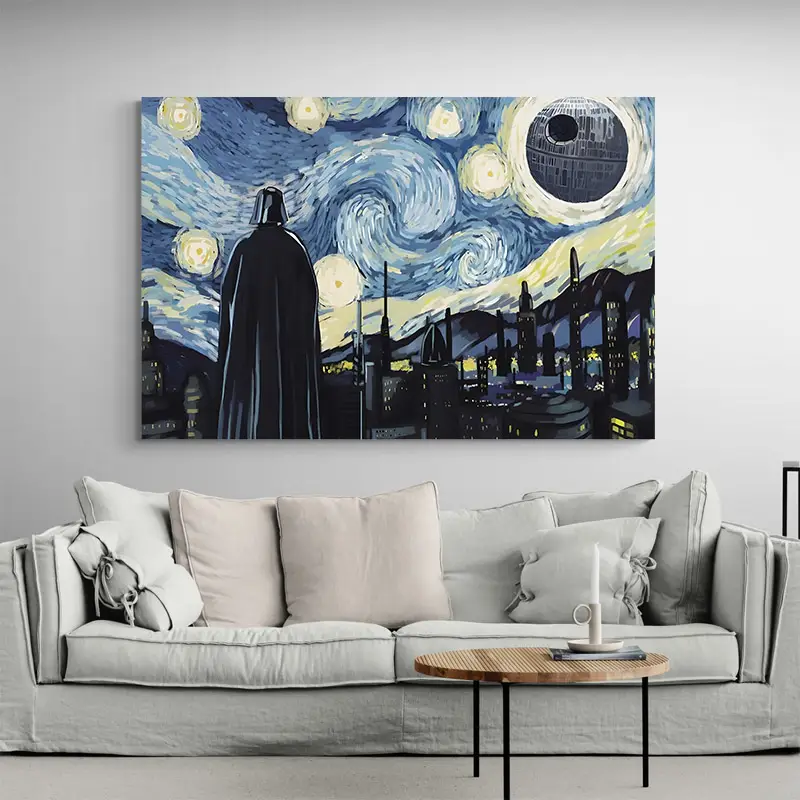 Tableau Dark Vador Street Art