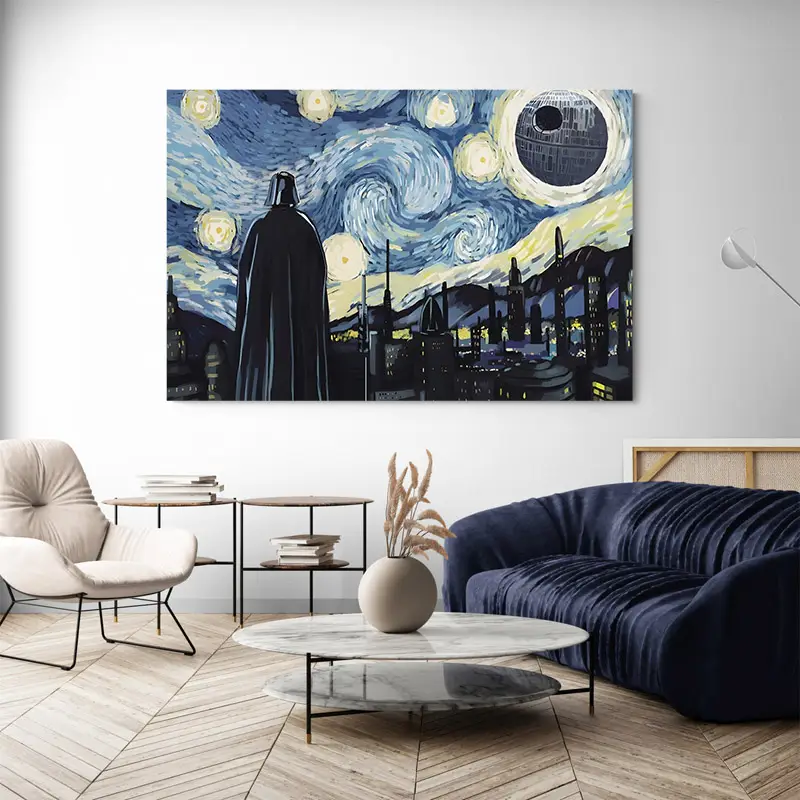 Tableau Dark Vador Street Art