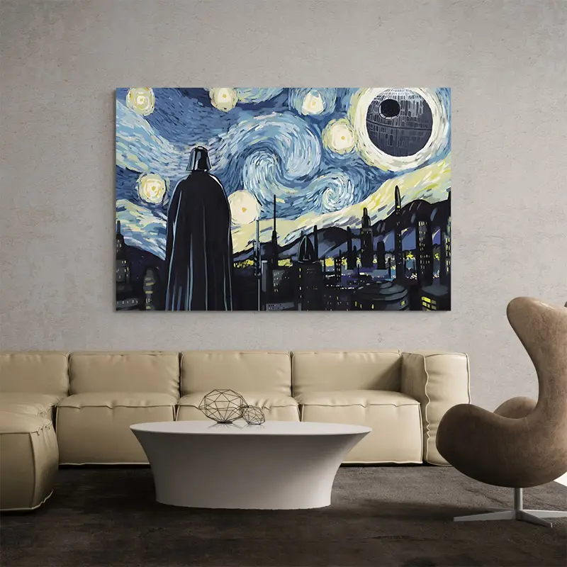Tableau Dark Vador Street Art