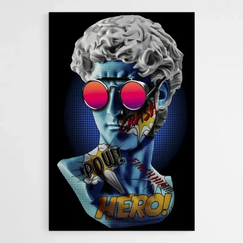 Tableau David Pop Art