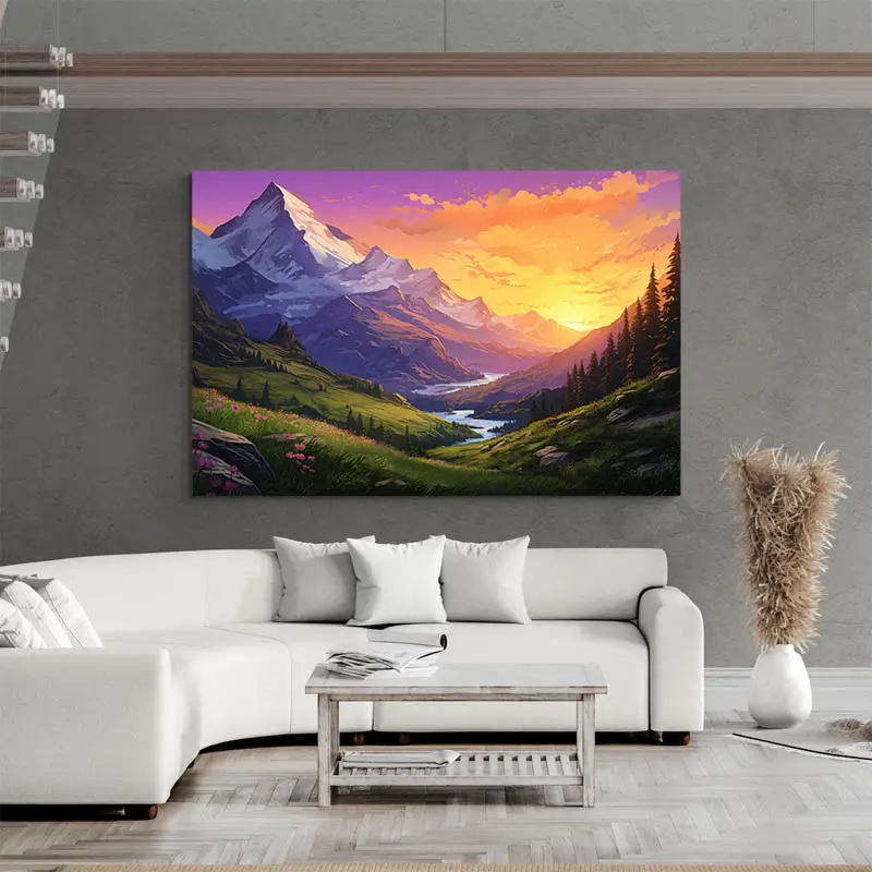 Tableau de Soleil Couchant