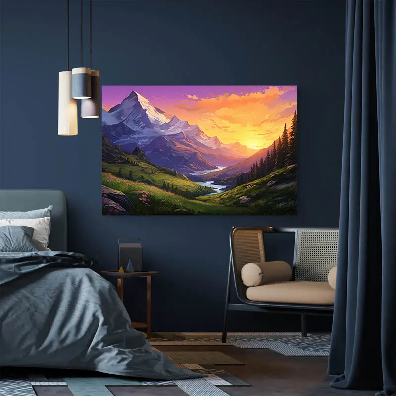 Tableau de Soleil Couchant