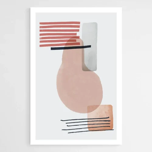 Tableau design minimal couleur