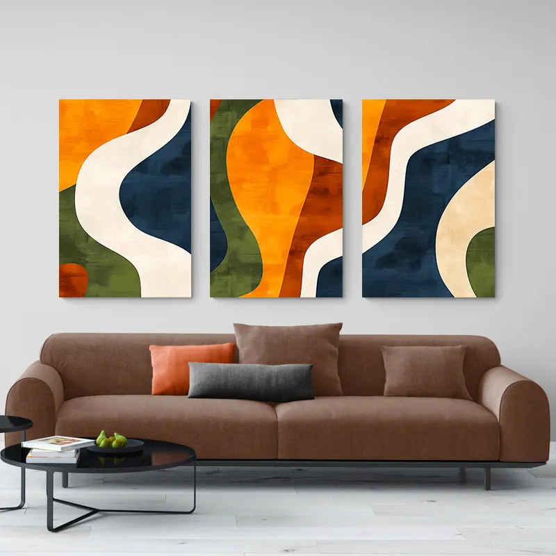 Tableau design triptyque