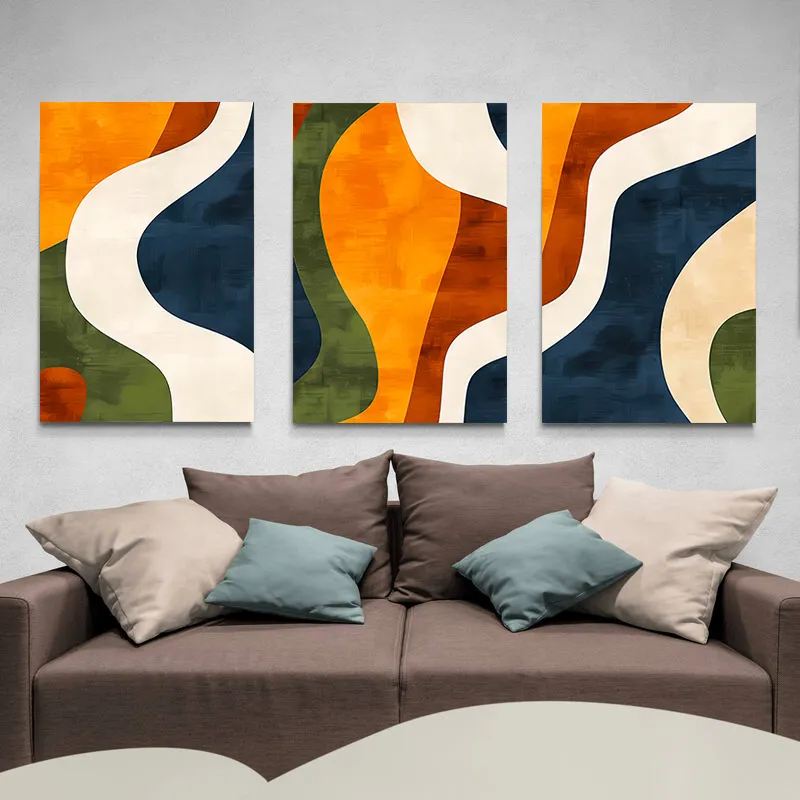 Tableau design triptyque