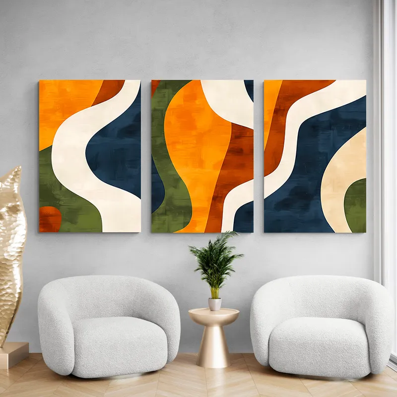Tableau design triptyque