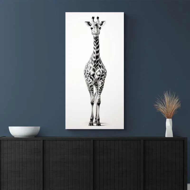 Tableau Dessin Girafe