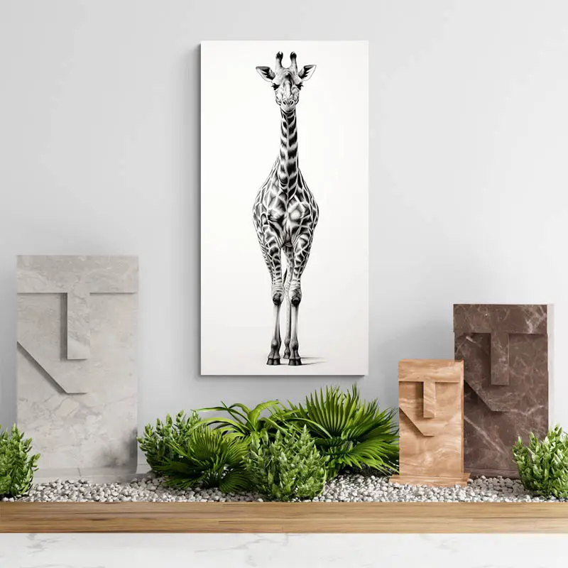 Tableau Dessin Girafe