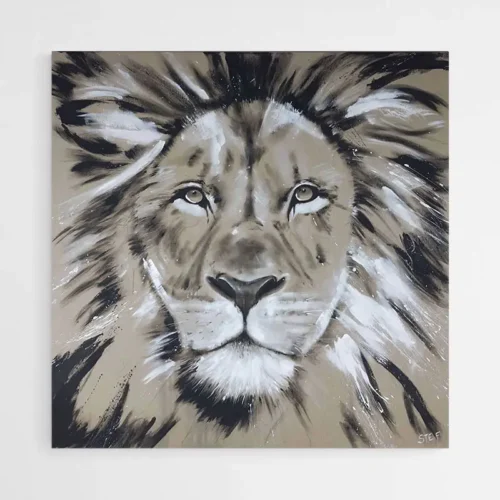 Tableau Dessin Lion