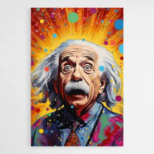 Tableau Einstein Pop Art