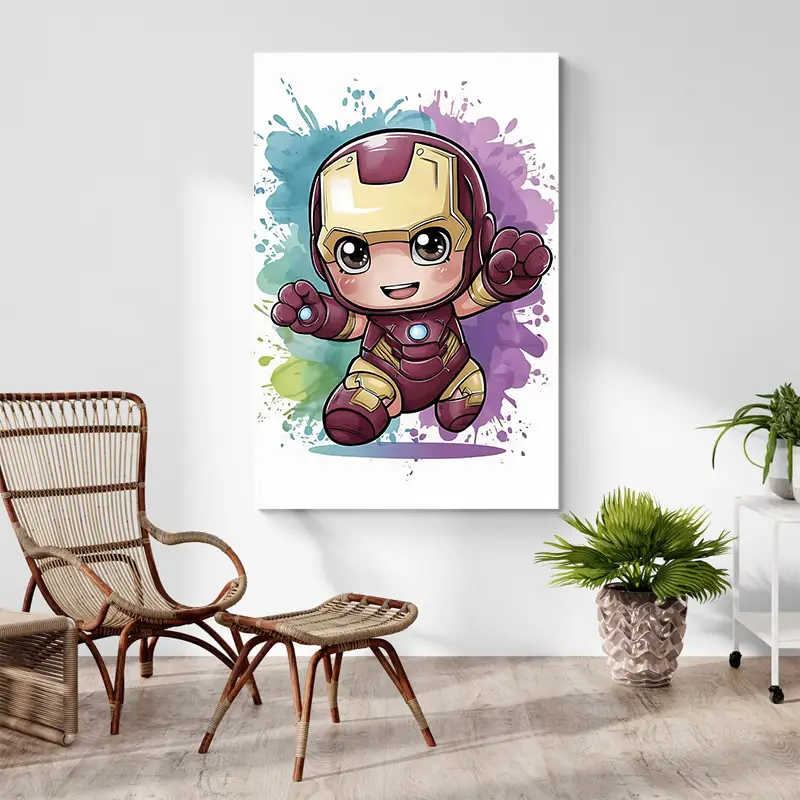 Tableau Enfant Iron Man