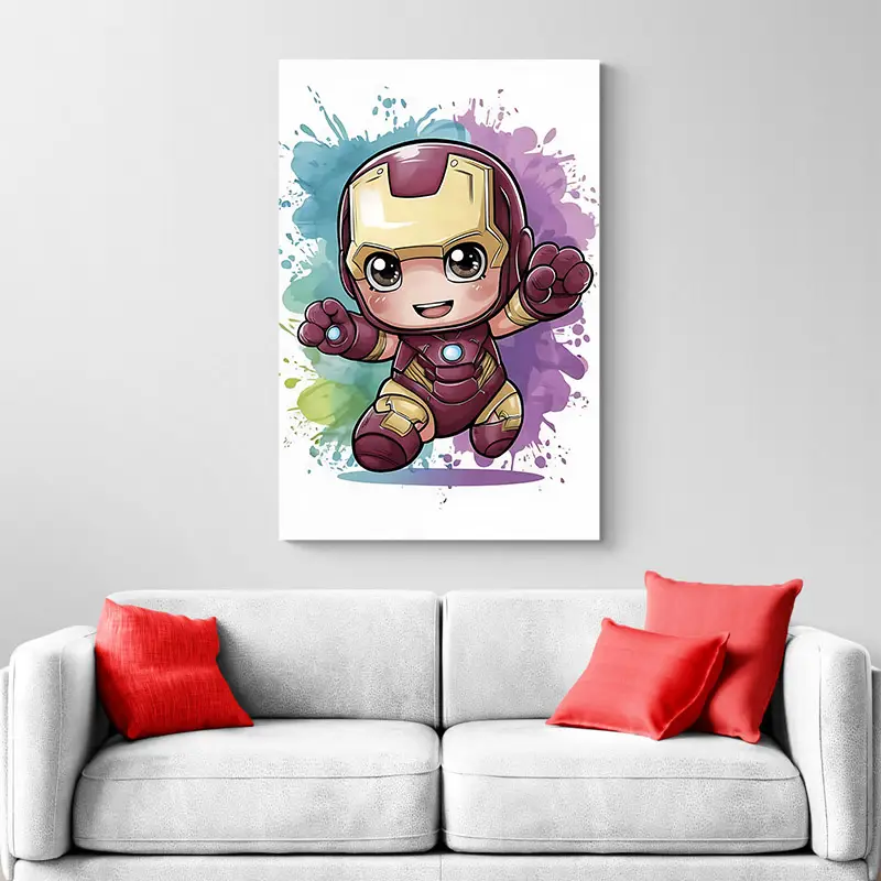 Tableau Enfant Iron Man