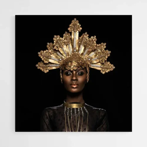 Tableau Femme Africaine bijoux