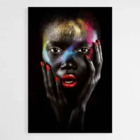 Tableau Femme Africaine Contemporain