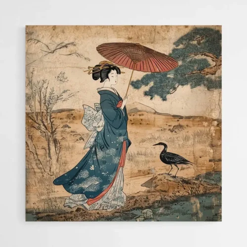 Tableau Femme Japonaise