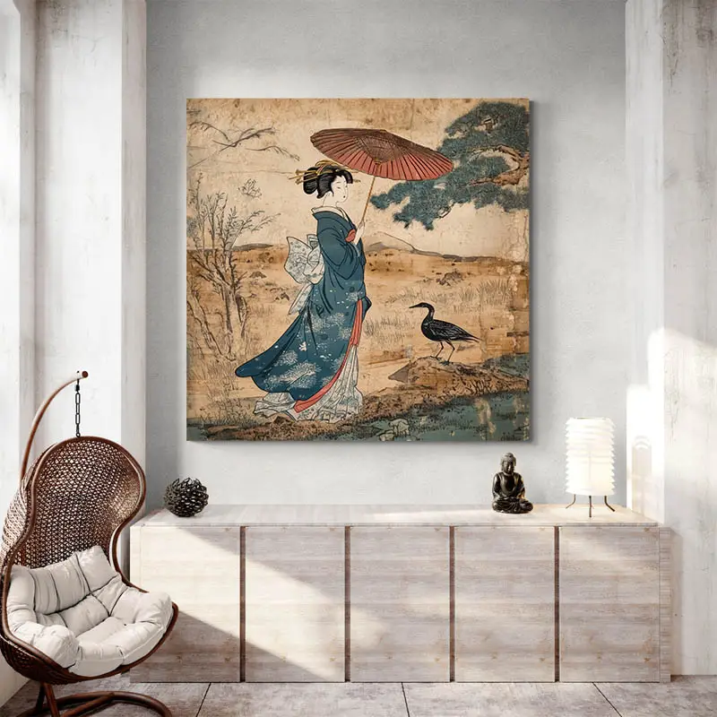 Tableau Femme Japonaise