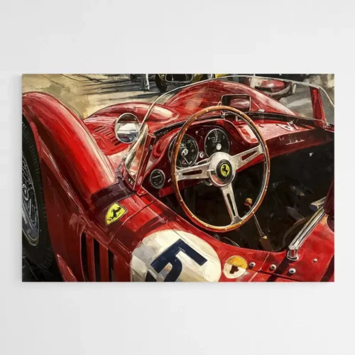 Tableau Ferrari Vintage