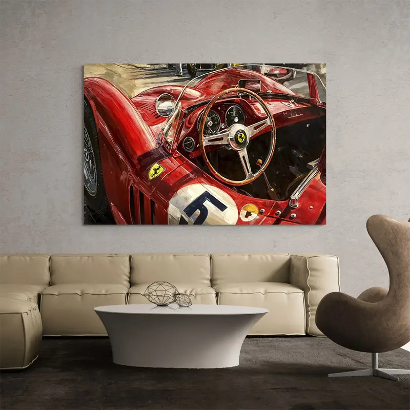 Tableau Ferrari Vintage