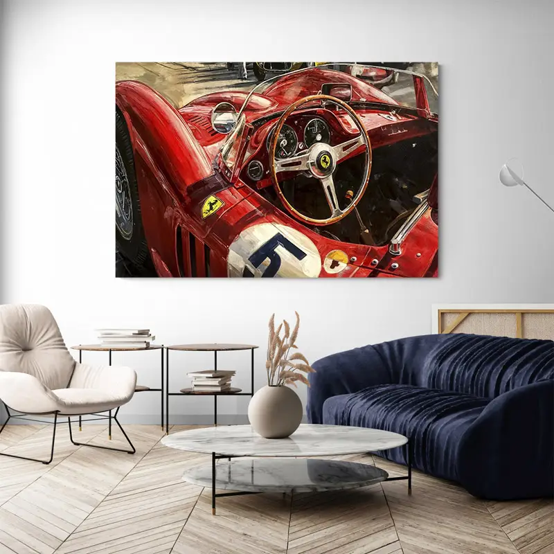 Tableau Ferrari Vintage