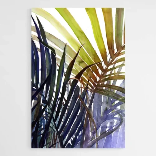 Tableau Feuilles Tropicales