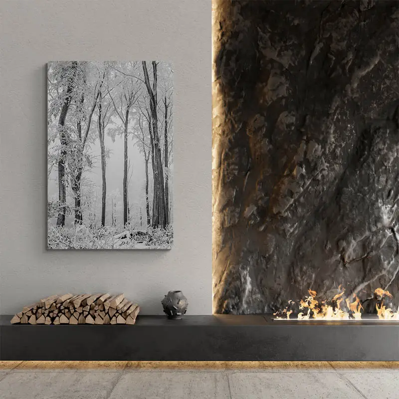Tableau Forêt Enneigée