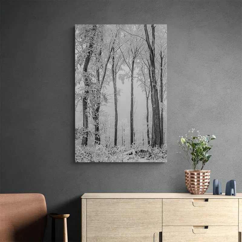 Tableau Forêt Enneigée