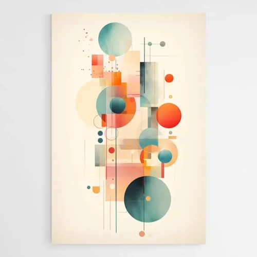 Tableau Géométrique abstrait