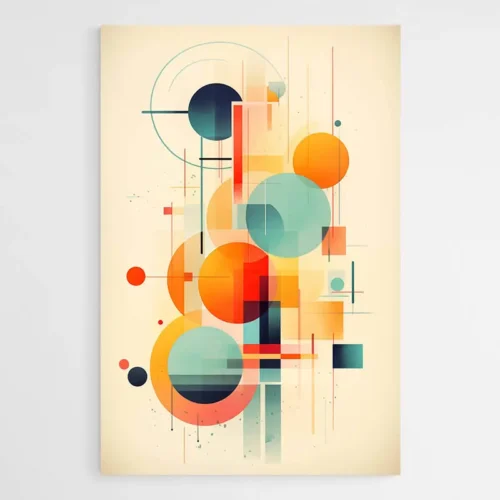 Tableau Géométrique Moderne