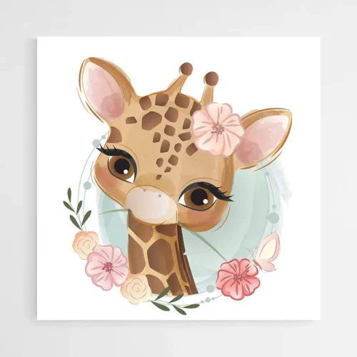 Tableau Girafe Enfant