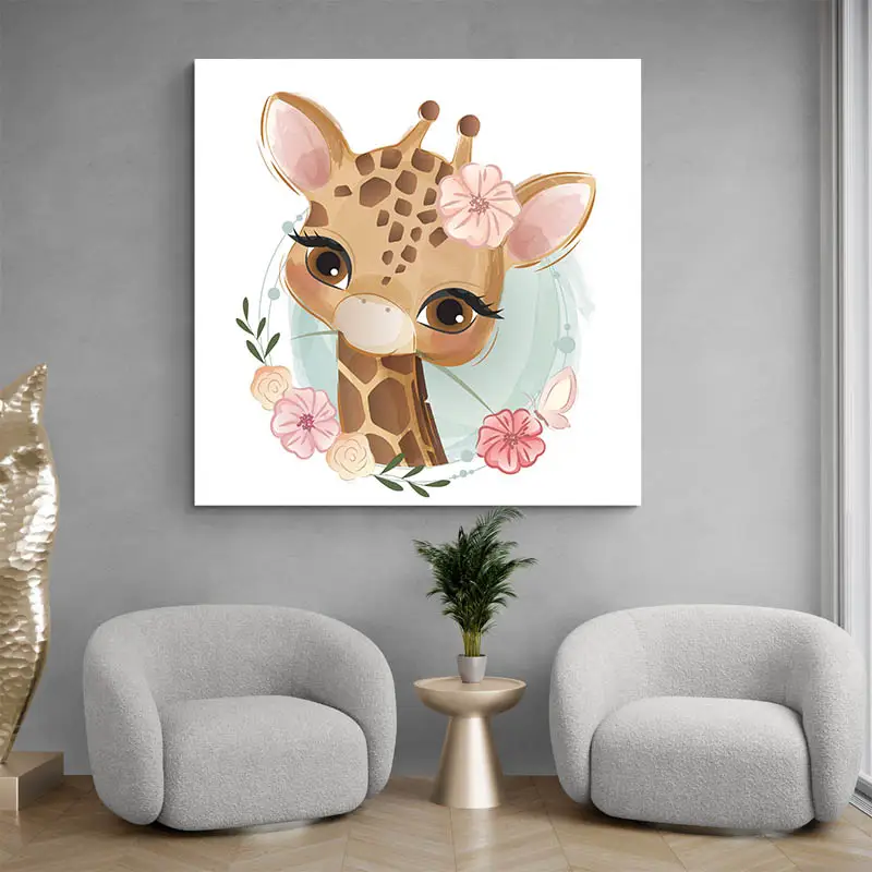Tableau Girafe Enfant