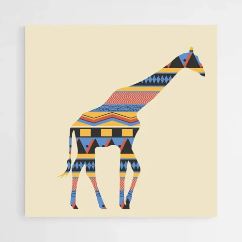Tableau Girafe Moderne