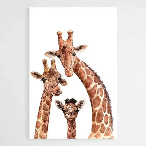 Tableau Girafe Rigolote