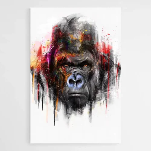 Tableau Gorille Couleur