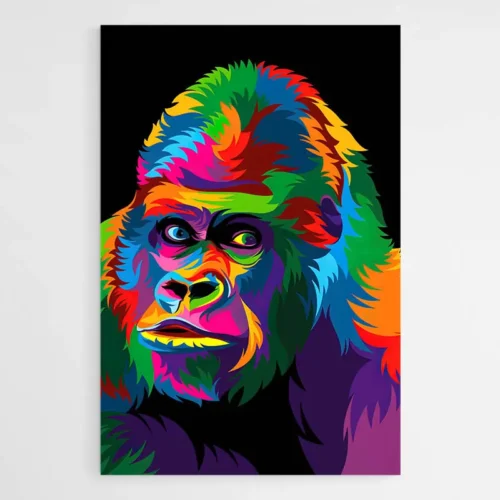 Tableau Gorille Pop Art