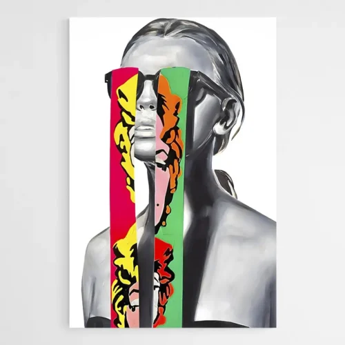 Tableau Graffiti Andy Warhol