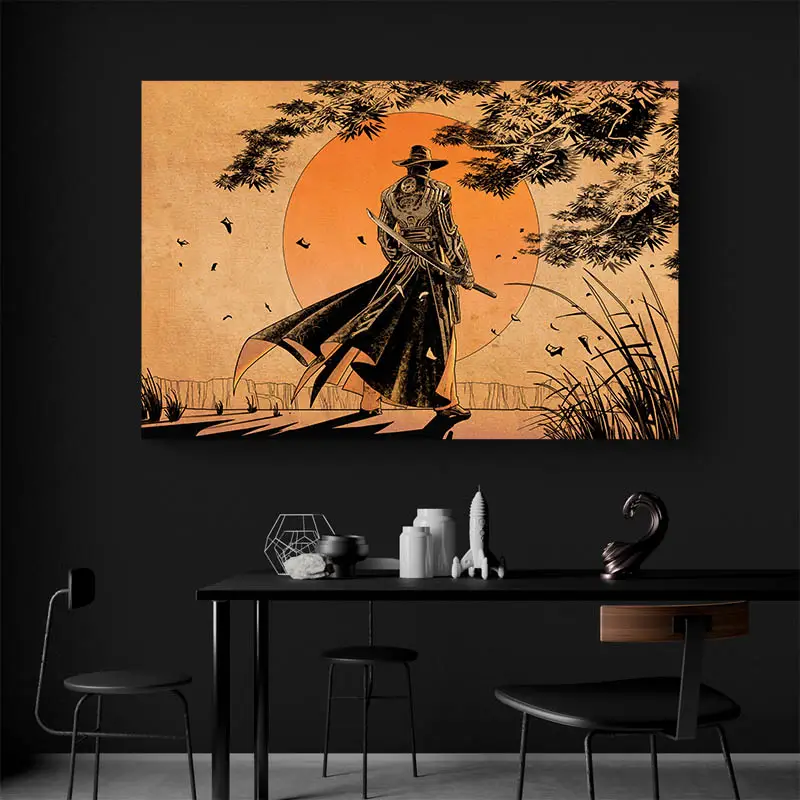 Tableau Guerrier Japonais