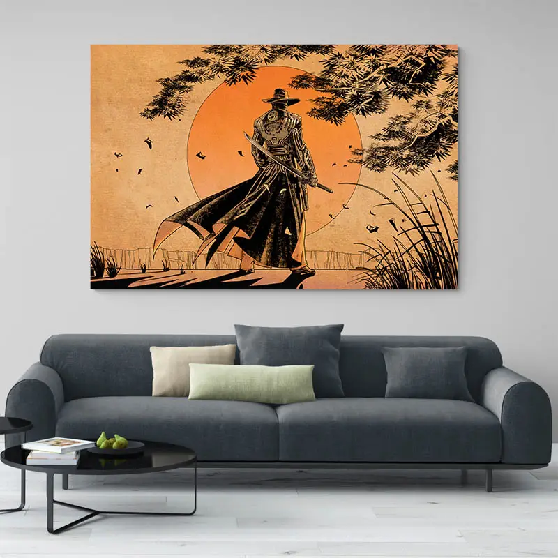 Tableau Guerrier Japonais