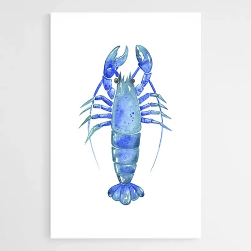 Tableau Homard Bleu