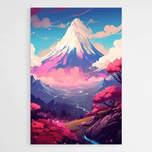 Tableau Japonais Mont Fuji