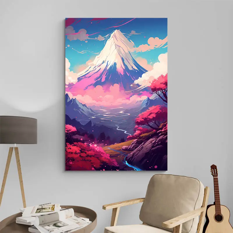 Tableau Japonais Mont Fuji