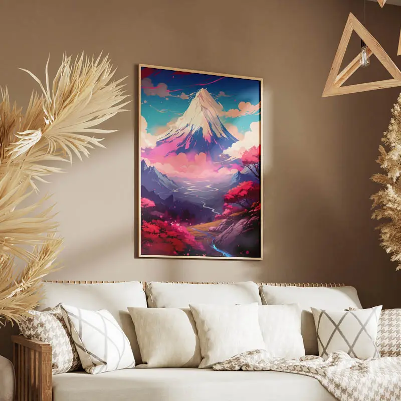 Tableau Japonais Mont Fuji