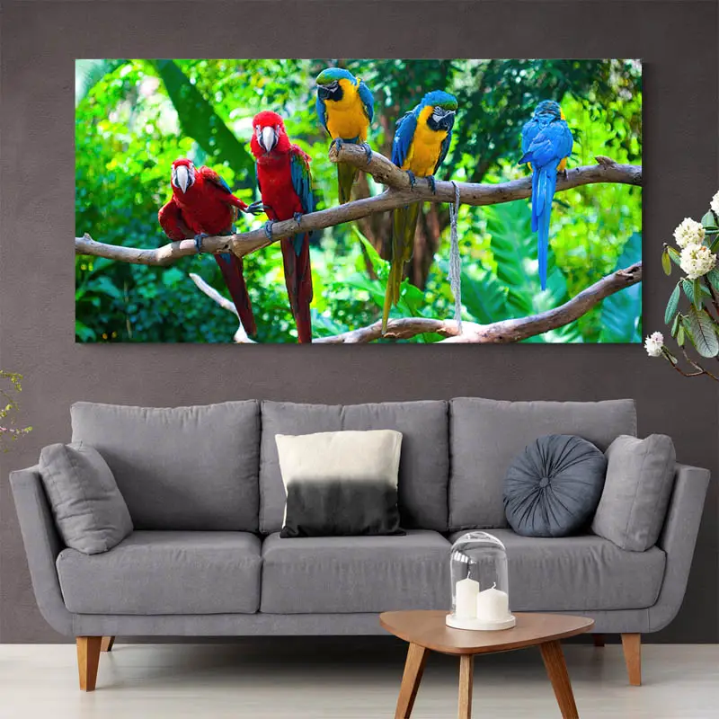 Tableau Jungle Perroquet