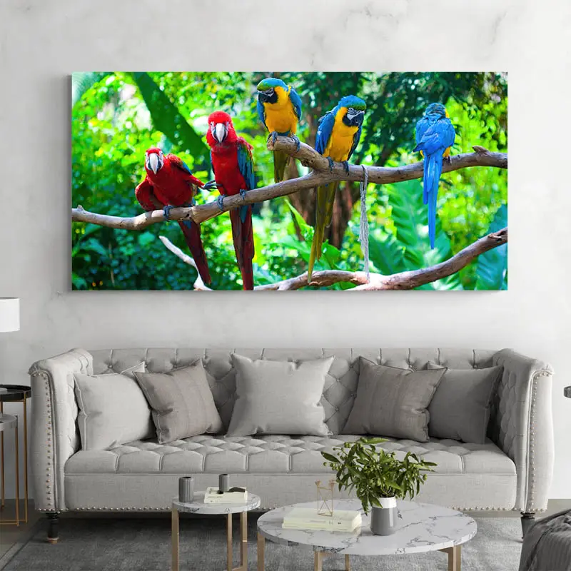 Tableau Jungle Perroquet