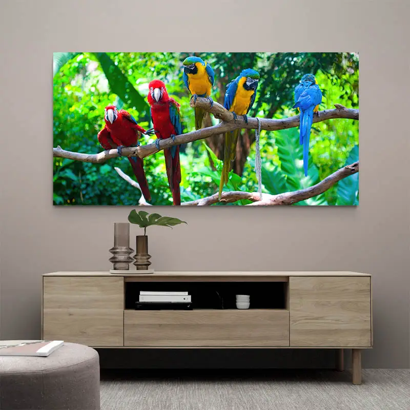 Tableau Jungle Perroquet