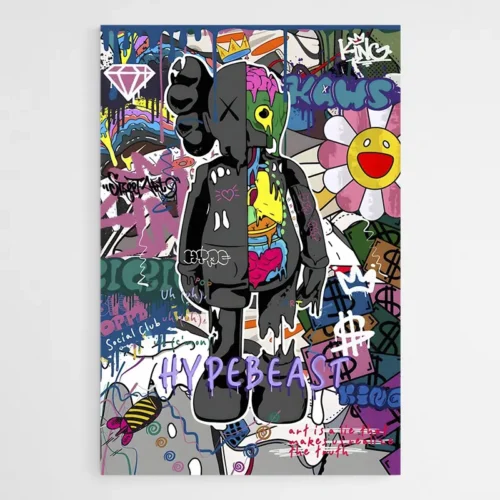 Tableau Kaws Hypebeast
